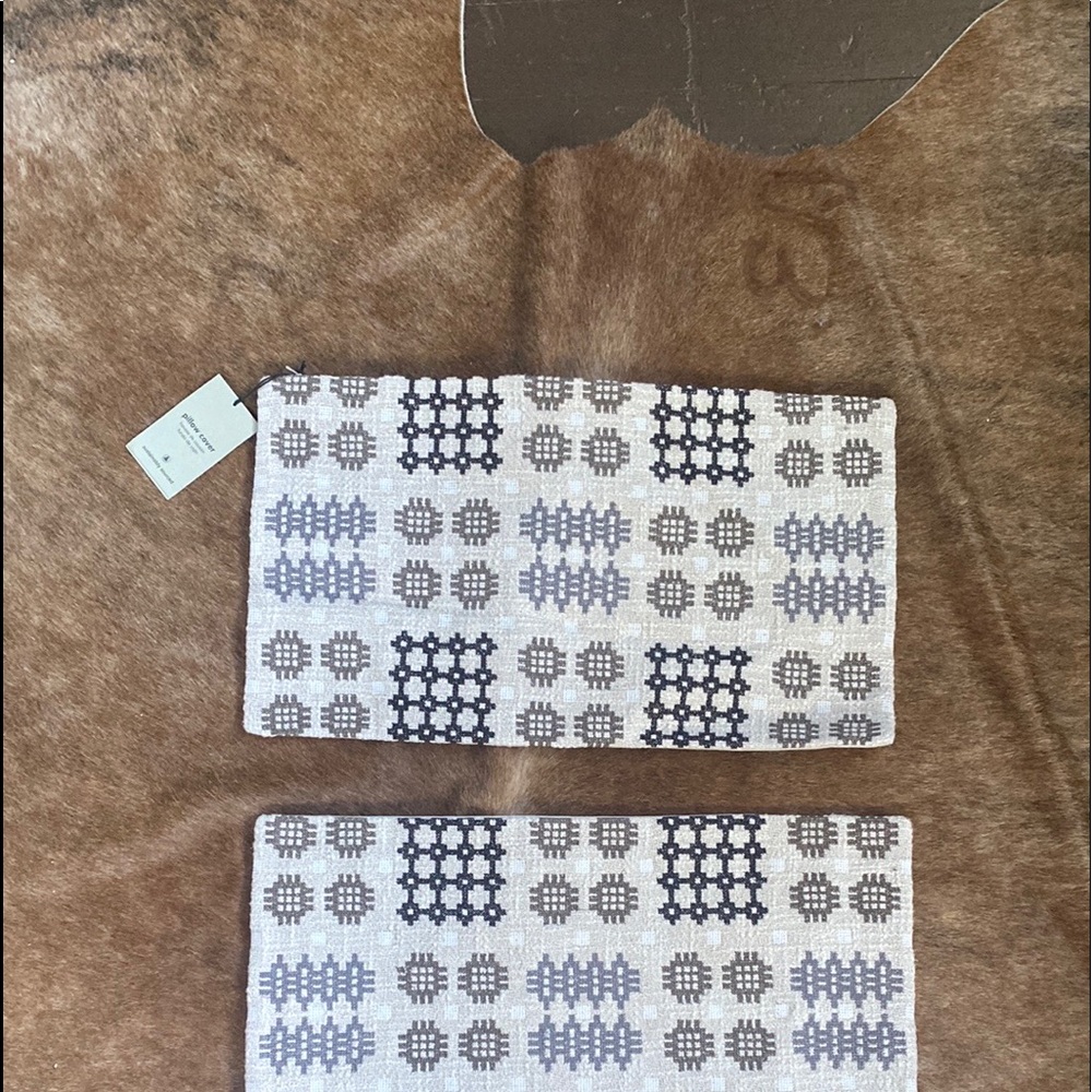West Elm pillow covers